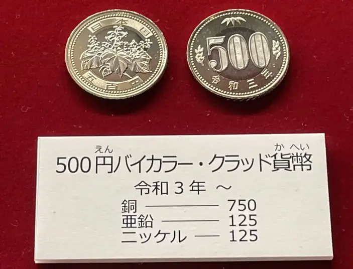500円クラッド通貨